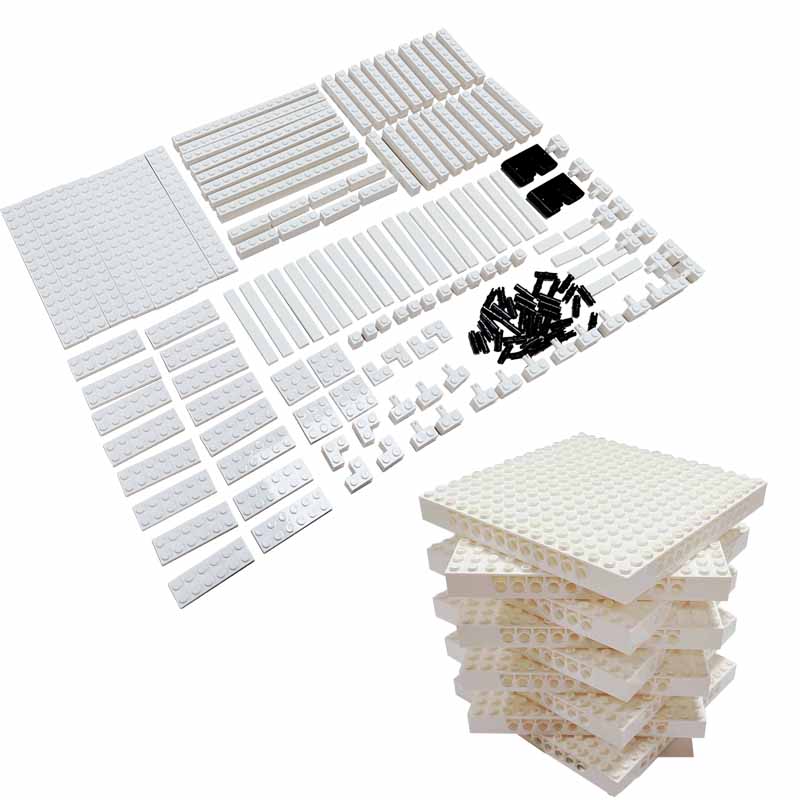 Lego Minifigure Holder - Lukisan Seni Piksel Set Bingkai Foto