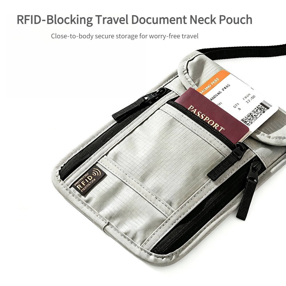 Card Top Loader - Dompet Leher untuk Perjalanan, Penutup Paspor