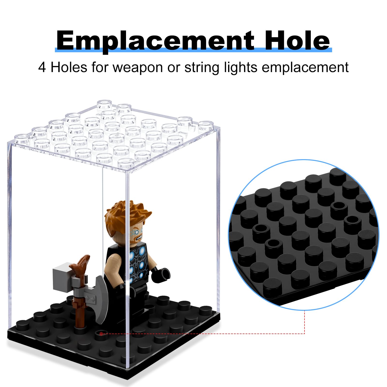 Kotak Pajangan Blok Bangunan A - Lego Minifigure Holder ulasan dan harga