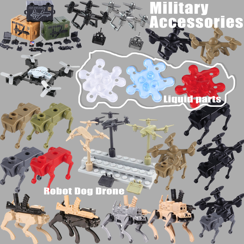 Aksesoris Militer Perang Dunia - Lego Minifigure Holder ulasan dan harga