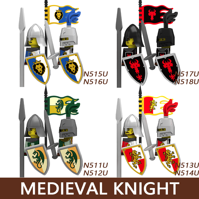 Blok Bangunan Prajurit Kastil  - Lego Minifigure Holder ulasan dan harga