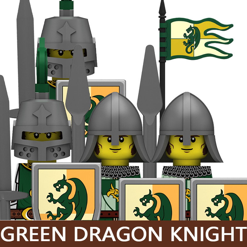 Blok Bangunan Prajurit Kastil  - Lego Minifigure Holder ulasan dan harga