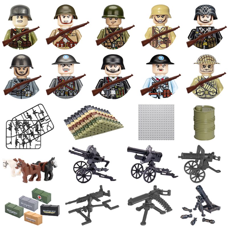 24 Buah/Batch Karakter Militer - Lego Minifigure Holder ulasan dan harga